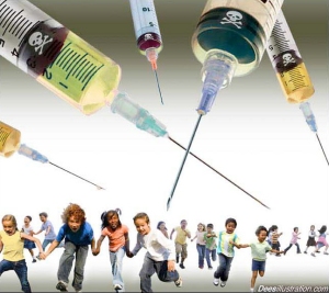 Kids Flee Deadly Vaccine by David Dees